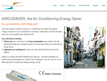 Tablet Screenshot of aircosaver.com